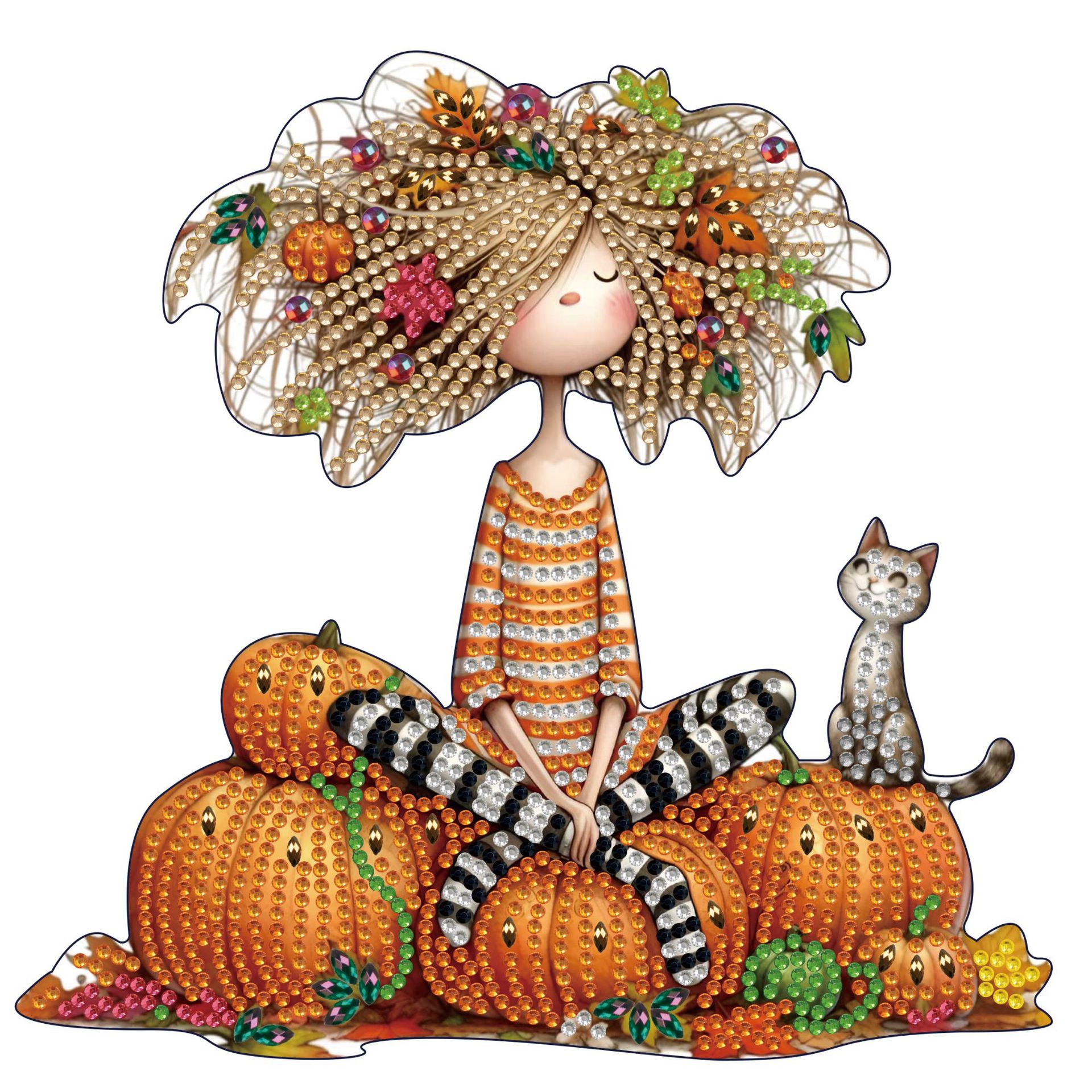 Diamante de bricolaje hecho a mano transfronterizo dibujo punto diamante 5D placa de yeso tridimensional adorno de juguete dinosaurio dibujos animados pintura infantil