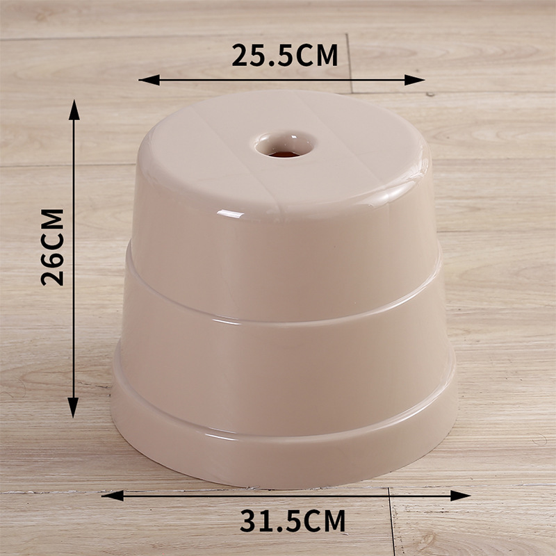 特厚塑料凳子客厅家用时尚耐用茶几凳儿童矮凳子小板凳圆凳换鞋凳|undefined