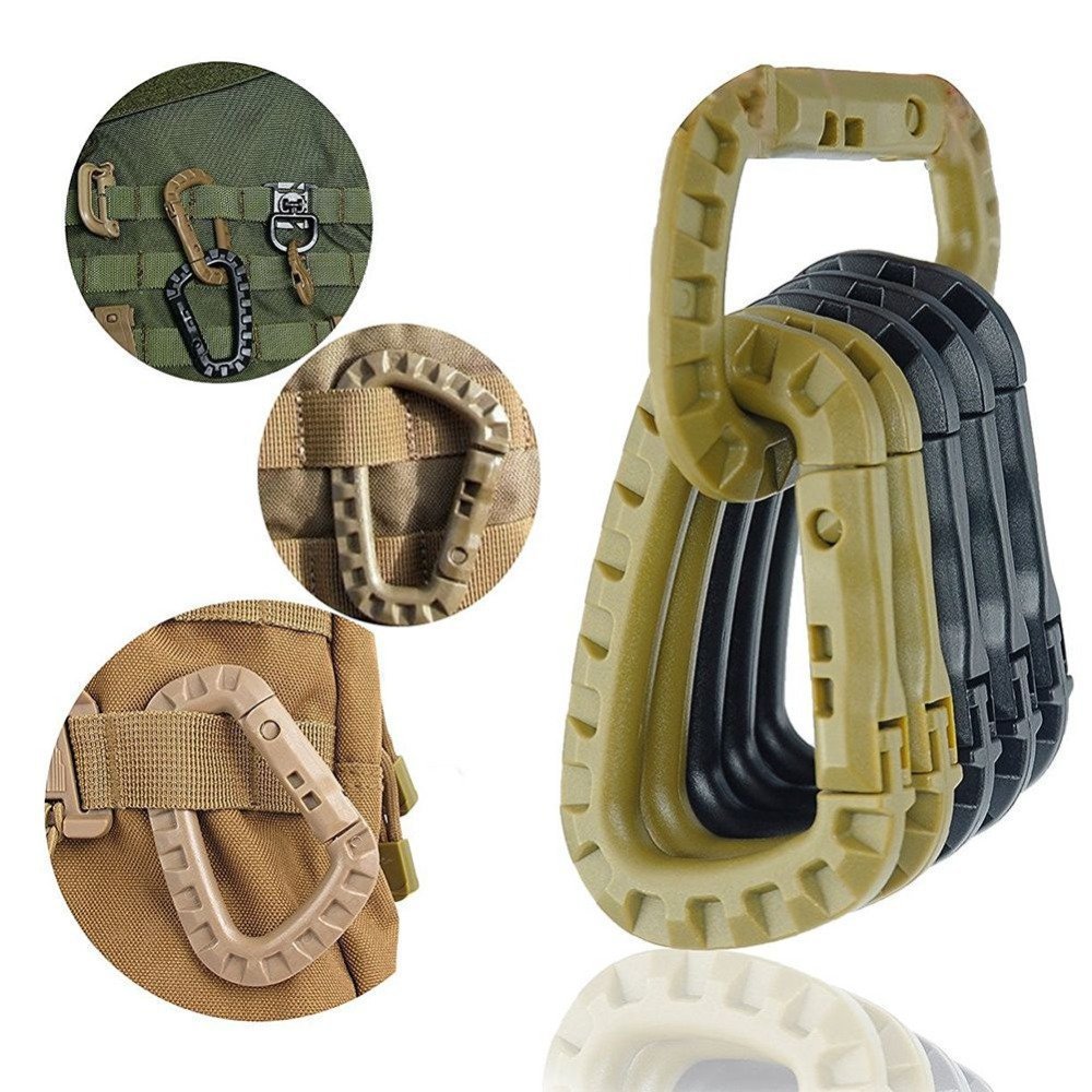 Outdoor camping supplies mountaineering backpack quick hanging buckle mountaineering plastic buckle accessories mountaineering buckle multifunctional plastic spring
