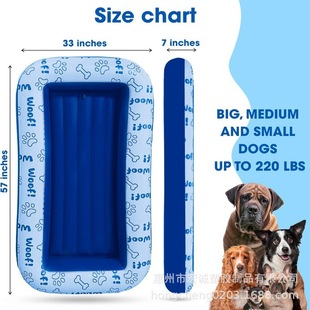 Source Manufacturer Inflatable Pvc Pet Water Floating Dog Floating Bed Amazon New Hot Selling Pet Pool