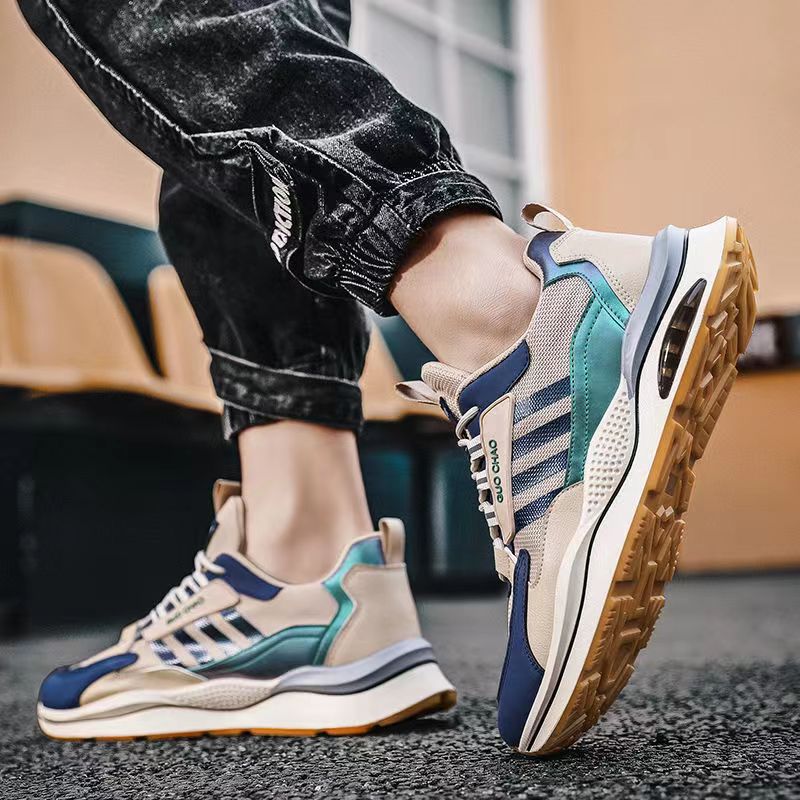 Zapatos de hombre de moda transfronteriza nuevos zapatos deportivos de moda zapatos de correr casuales de hombre respirables zapatos de malla al por mayor