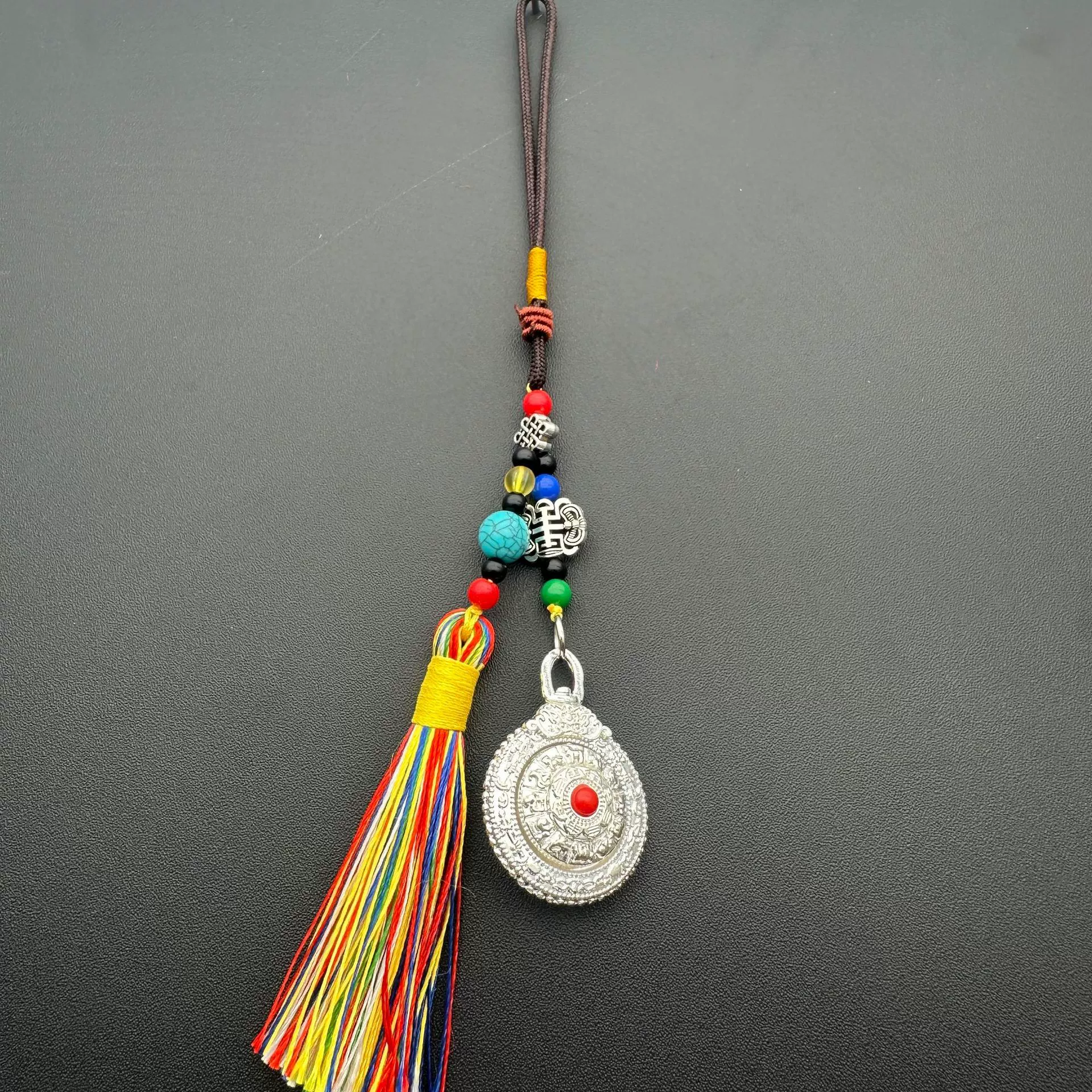 Double-sided ethnic pendant, accessory, Chinese horoscope, ethnic style