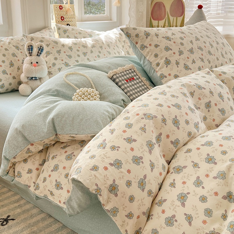 100% Xinjiang algodón cuatro piezas de ropa de cama madre y bebé sábanas de cama cubierta de algodón dormitorio tres piezas