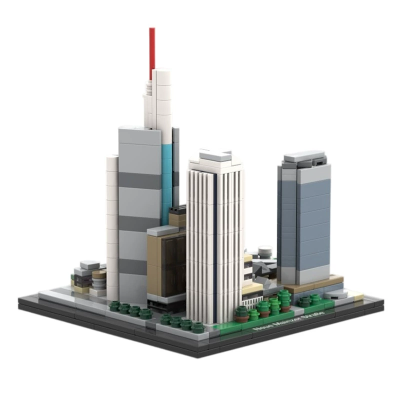 Конструктор MOC-237460 модель здания Neue Mainzer Straße II совместим с LEGO