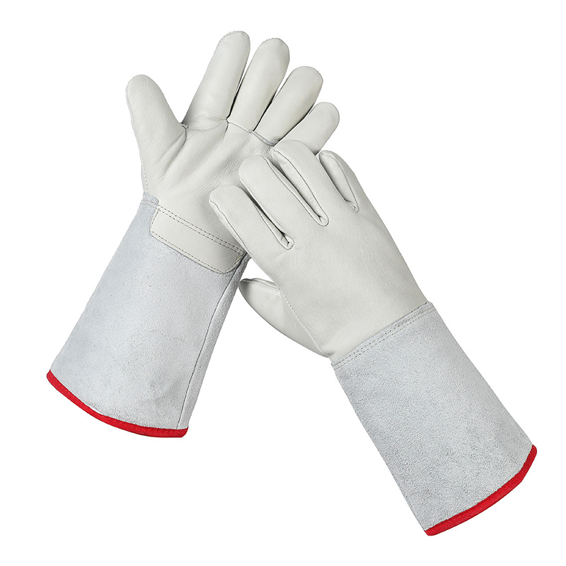 Guante anticongelante extintor de dióxido de carbono resistente a bajas temperaturas con veludo antifría y protección especial contra incendios de nitrógeno líquido hielo seco