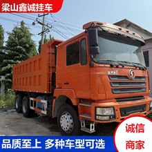 境外销售汕德卡牵引车头后八轮拖拉机卡车货物运输车头重型自卸车