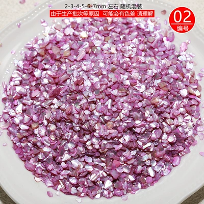 nail art decoration hairpin — Dırnaq bəzəkləri - parquet-shell-02-10-grams