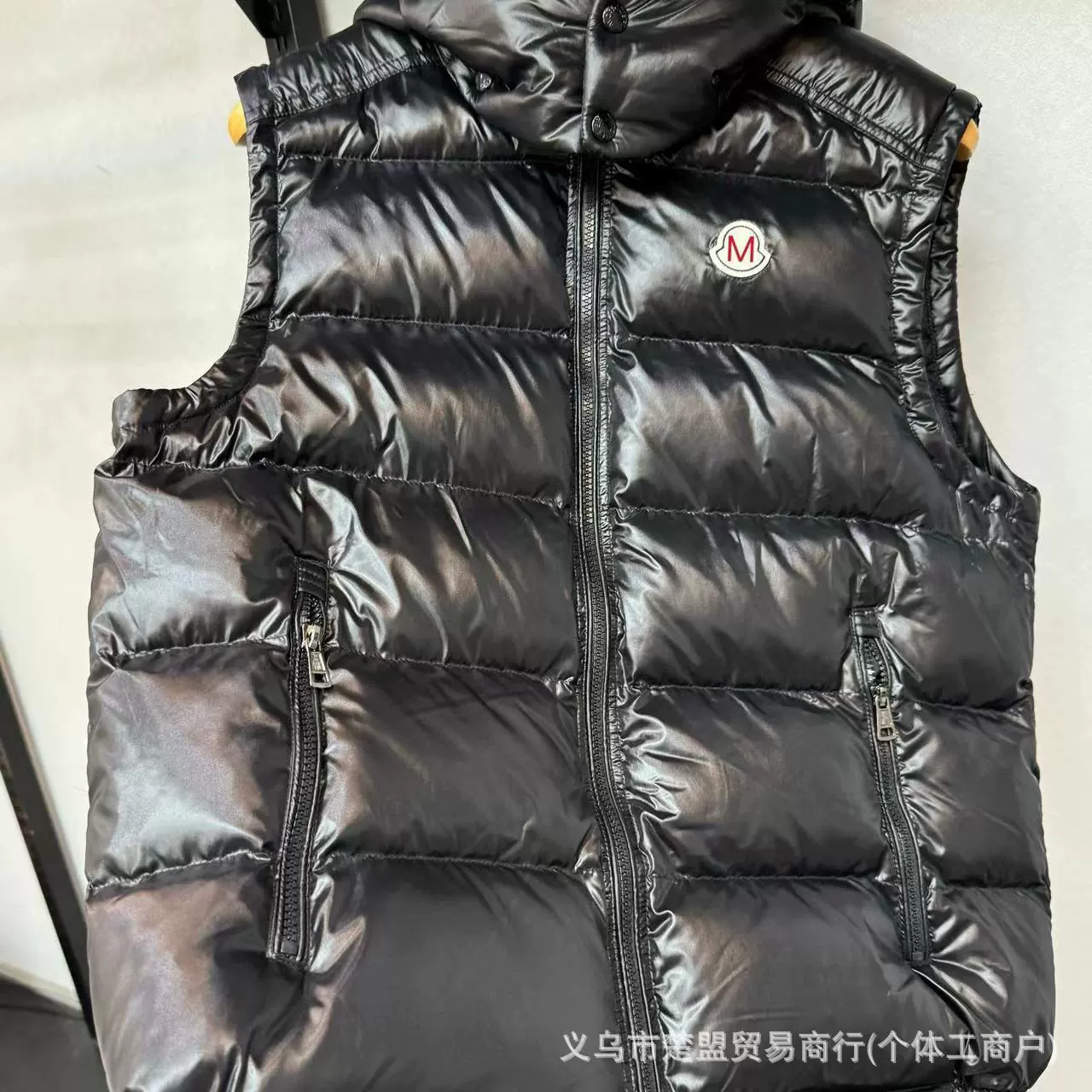 Elite Black Puffer Vest with Hood - Classic Down Jacket, Duck Down Insulation for Warm Comfort