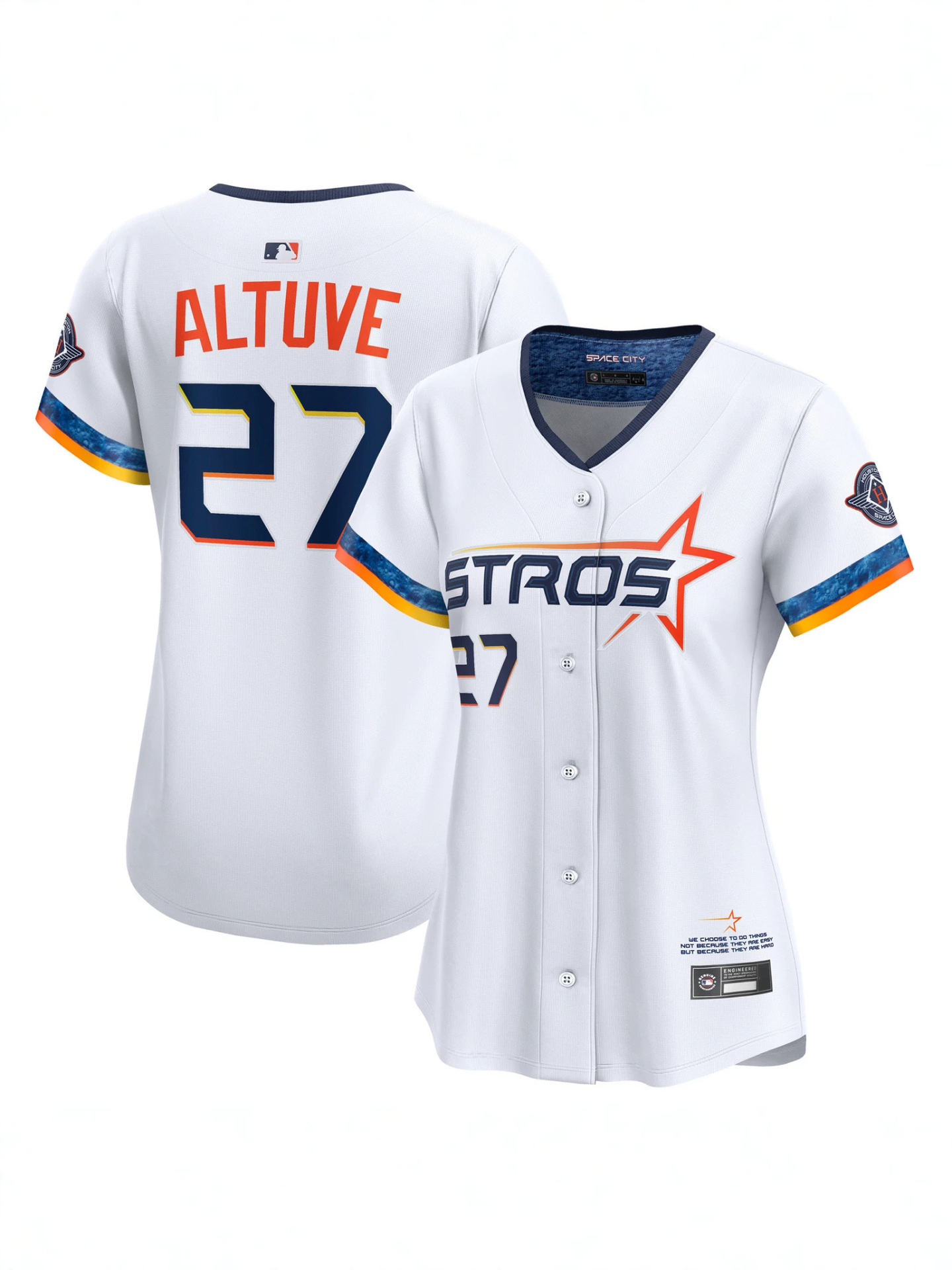 2026 New European and American MLB American-style baseball jersey, embroidered baseball jersey, short-sleeved astronaut women's clothing, foreign trade in-stock item 27