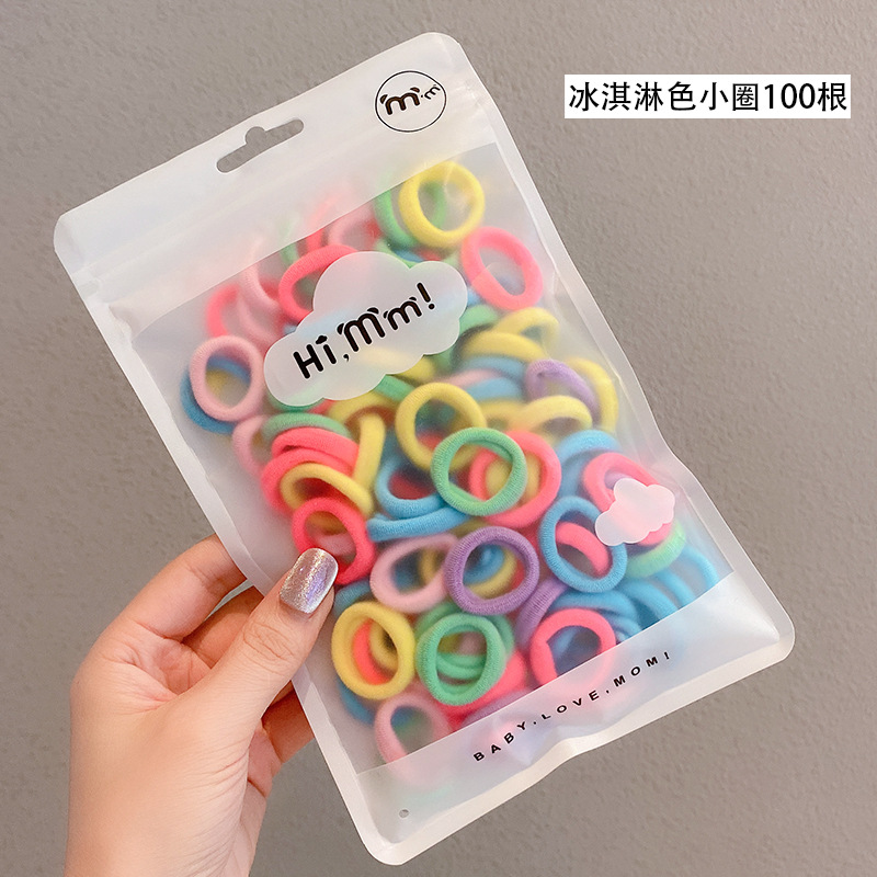 Colorido banda de pelo lazo banda de goma del pelo Mori diadema Internet celebridad ins lazo banda de pelo femenino cuerda de pelo simple cubierta de cuero Corea del Sur