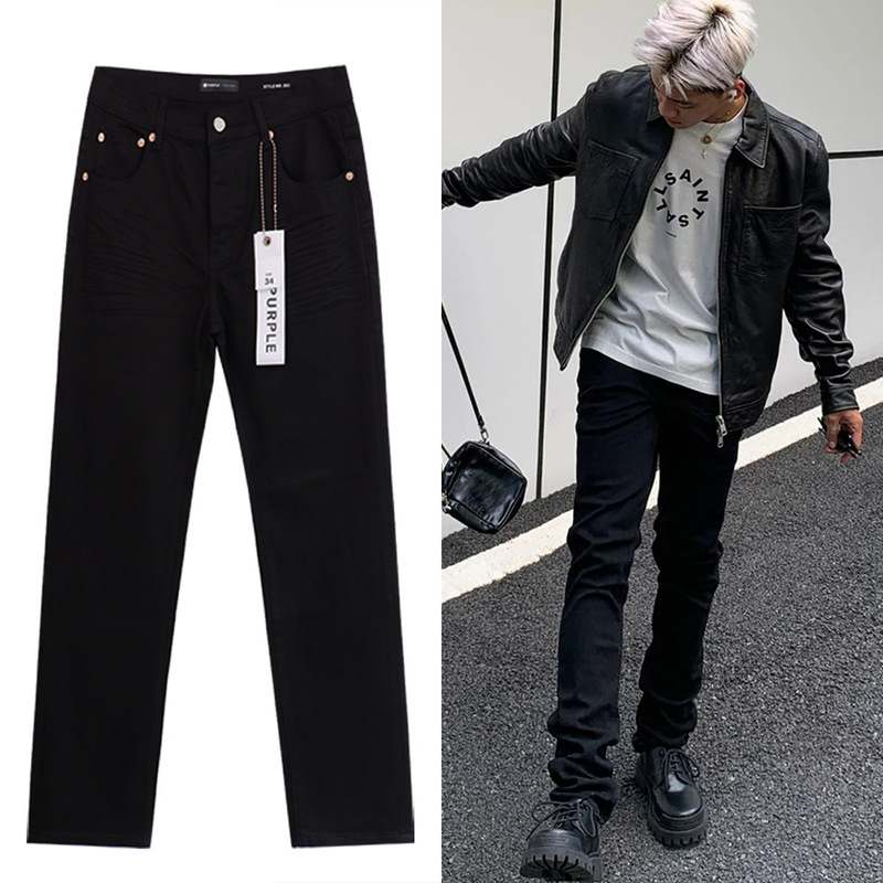 Purple Brand Jeans Low Waist Slim Washed Pants Classic Versatile Casual Trendy Brand Bf Men's Long Pants Purple Brand Jeans Low Waist Slim Washed Pants Classic Versatile Casual Trendy Brand Bf Men's Long Pants