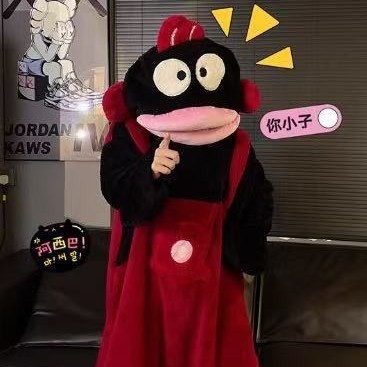 连体睡衣女冬季蓝色小八珊瑚绒加厚2025家居服卡通宿舍冬季保暖|undefined