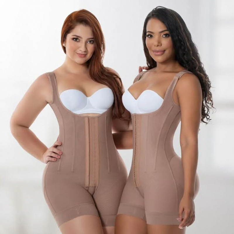 Cross-border European and American plus size 7 Steel Abdominal Tinting Waist Shaping Tunic Thin Waist Tinting Strong Abdominal Tinting Body Shaping