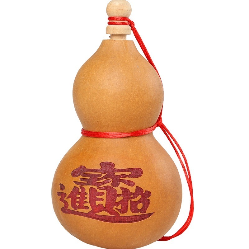 天然ひょうたんペンダント開口部風水鎮宅植物本物のひょうたんは、富と祝福を引き寄せるドアツードアを解決します朱砂TYmy|undefined