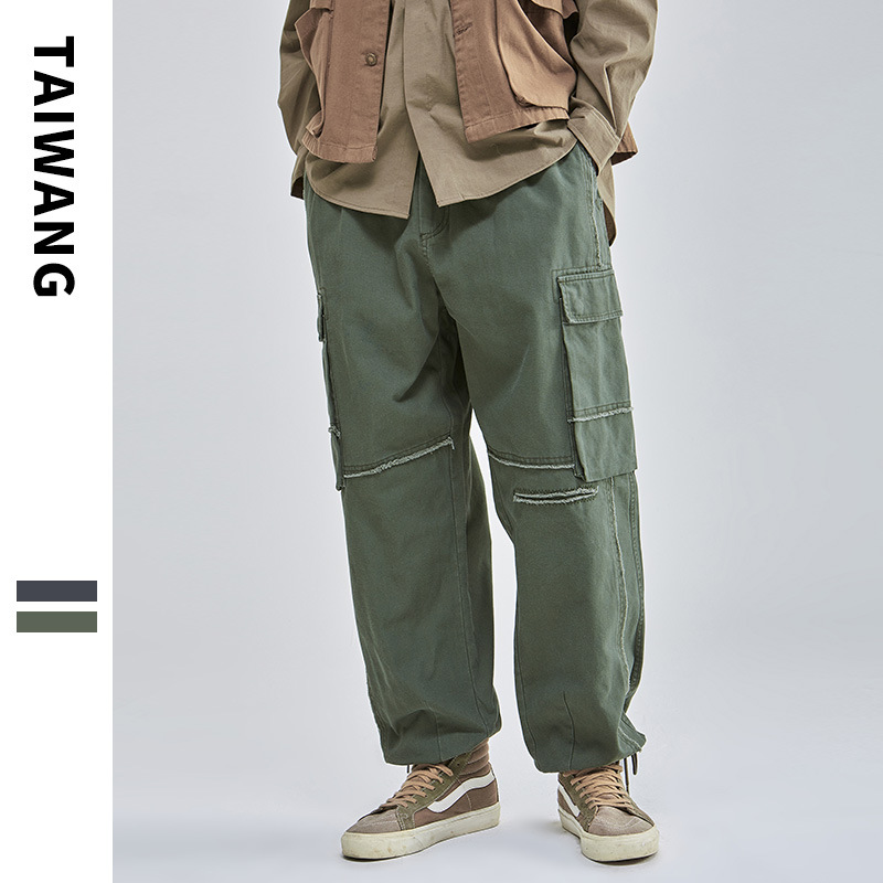 Herrenbekleidung Herrenmode Modemarke Overalls Herren Herbst Neue Herrenbekleidung Hosen Stone Mill Lose Freizeithose Herren_voghion.com