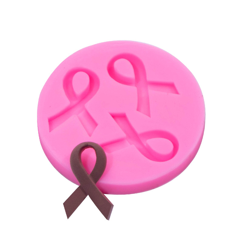 Nudo Giro amor textura de la felpa silicona molde fondant cake Edge Decoración Accesorios herramientas para hornear epoxi