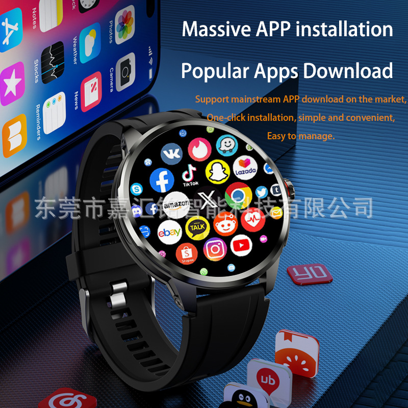 Tarjeta enchufable H99 cámara de extracción de pantalla grande reloj de teléfono deportivo multifuncional 5G reloj inteligente Netcom completo