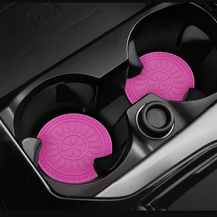 Новый водный аттракцион, круглый силиконовый противоскользящий коврик, изоляционный коврик для чашки, креативные автомобильные принадлежности