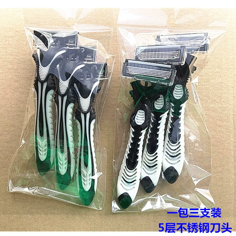  Foreign trade source Five -layer razor blade old manual manual men's scraper knife disposable shaver scratch knife