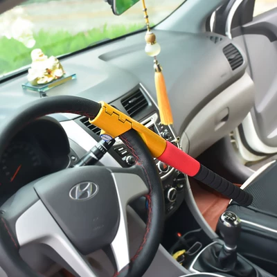 Cross-Border Car Anti-Theft Lock Steering Wheel Baseball Lock Multi-Functional Car Anti-Theft Lock Self-Defense Lock Thickened Safety Lock (Car lock) - baseball-lock-8087s