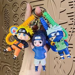 アニメの火影忍者の鍵はアニメの精巧な公仔の鍵のチェーンのカップルのかばんを掛けて飾って子供機の卸売りをつかみます。