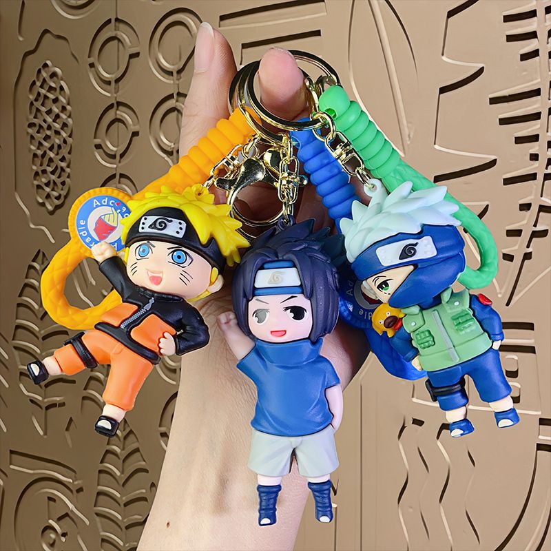 Cartoon Anime Naruto Keychain Pendant Doll Cute Bag Charm Keychain Doll Machine Small Gift Cartoon Anime Naruto Keychain Pendant Doll Cute Bag Charm Keychain Doll Machine Small Gift