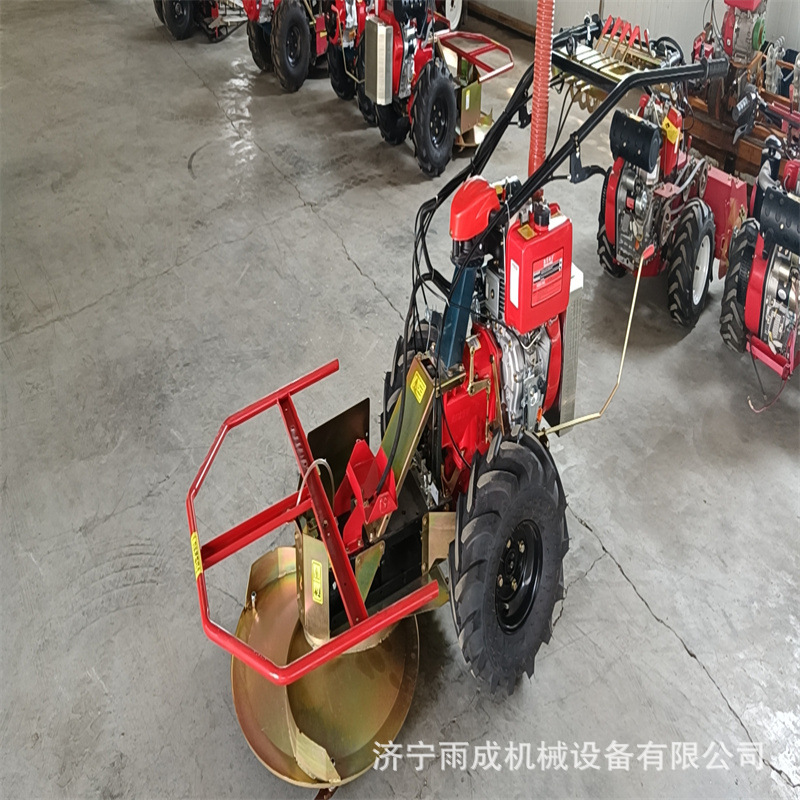 马蹄草收割机牧草圆盘式割草机黑麦中药材收获机黄芩软草倒伏割晒