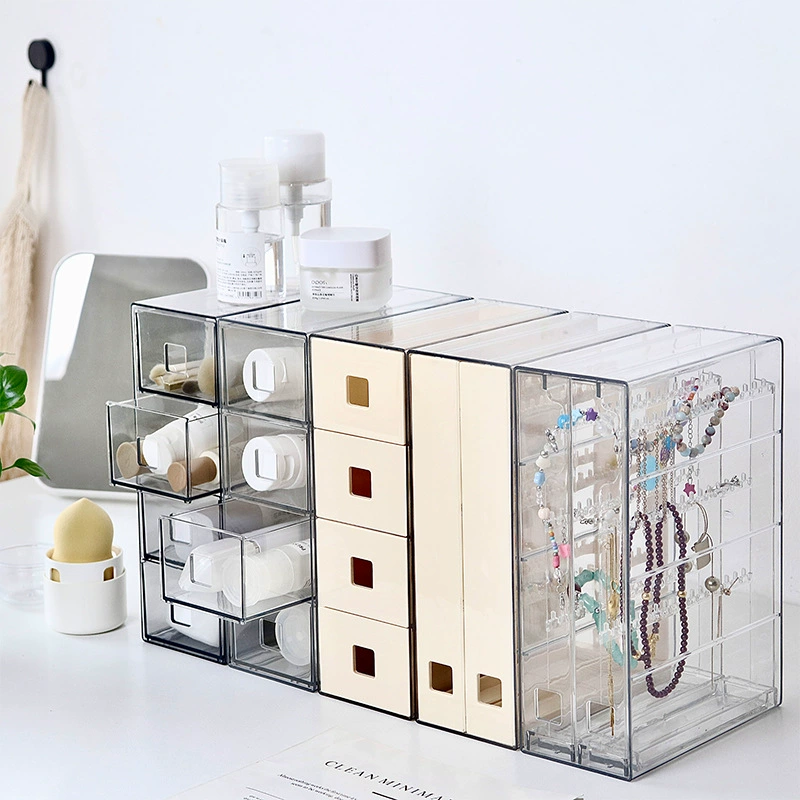 Прозрачный пластиковый ювелирный держатель для хранения ожерелья браслет коробка пылезащитная серьга ювелирная стойка пылезащитная серьга коробка для хранения