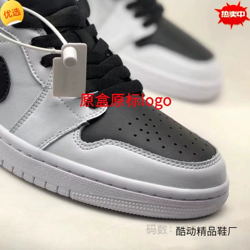 Обувь Putian AJ1, высокая версия, низкая, с молнией, перевернутая, с кроссовками Joe 1, черно-белая панда, мужские и женские, кроссовки Air Force, чистый оригинал