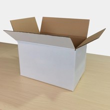 海纳包装 白色瓦楞纸箱工厂定制五层三层加硬加厚快递发货周转