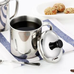 304 Stainless Steel Cup Office Drinking Cup Small Tea Jar Student Universal Cup with Lid Tea Cup Handy Cup