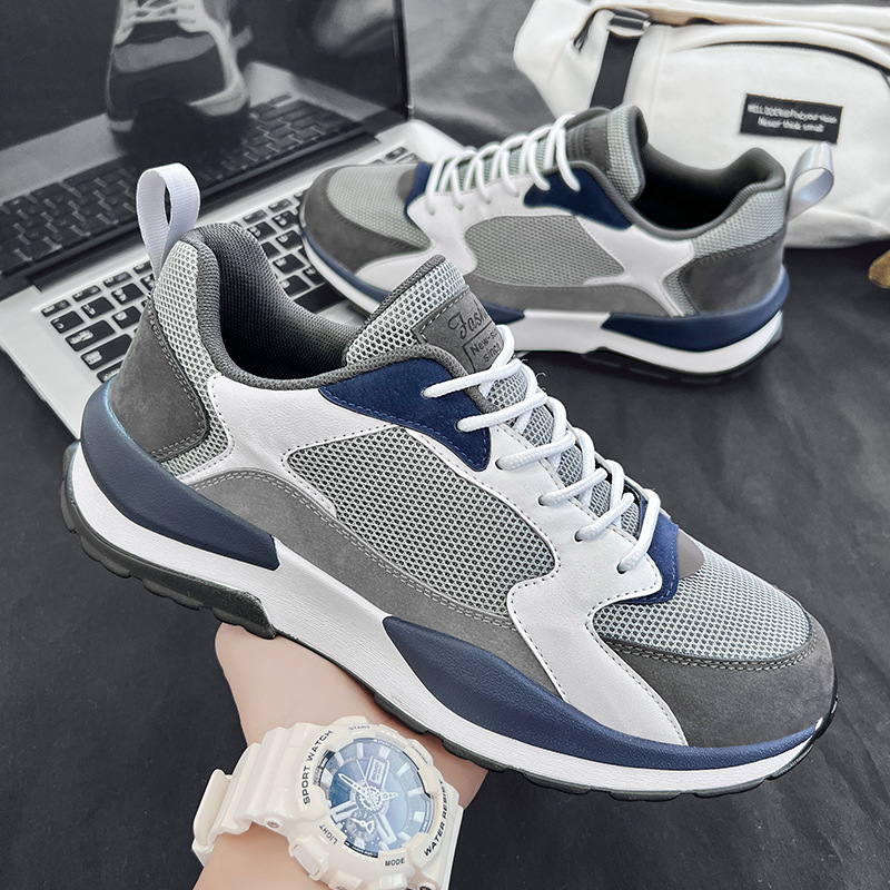 China-Chic ins Scarpe da papà a vita alta Moda per adolescenti Scarpe da ginnastica da basket casual oversize per studenti da uomo_voghion.com