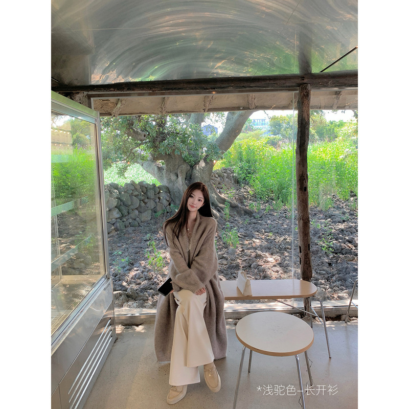 Lilylikes"Lily轻奢大被子"真丝羊绒/秘鲁阿尔巴卡羊驼澳毛开衫|undefined
