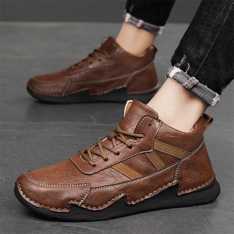 Martens, keep warm footwear, high climbing fashionable boots, plus size, genuine leather