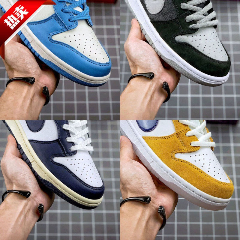 Настоящая двухслойная кожаная обувь SB класса компании пара dunk низкая повседневная обувь Putian обувь мужская и женская обувь для бега