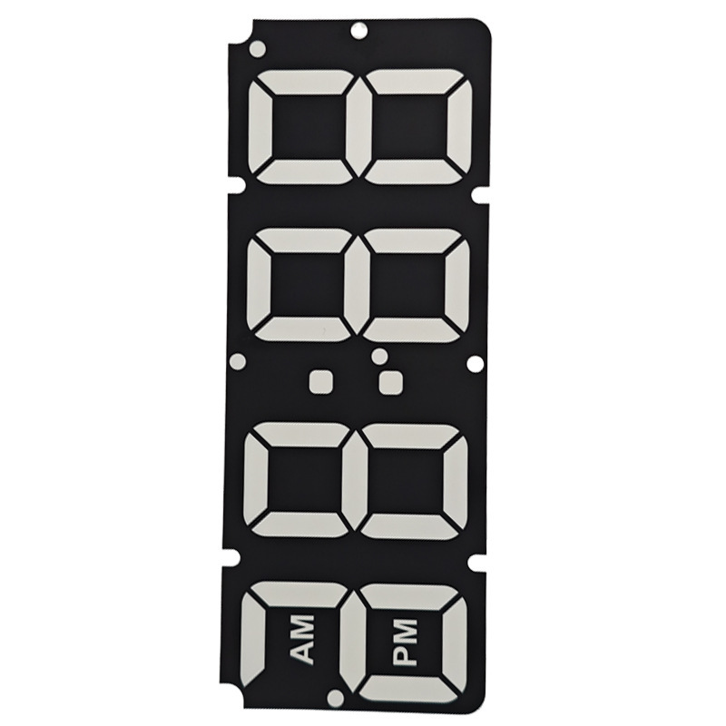 LED電子デジタルチューブフィルムクロック88フィルムデジタル光透過表示フィルムPET拡散フィルムシート|undefined