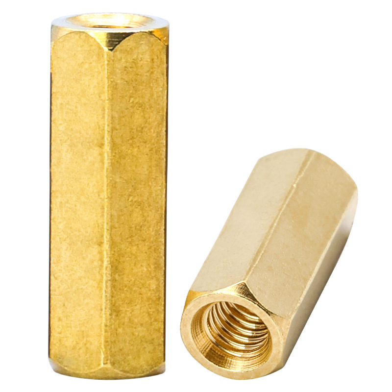 Double-pass hexagonal copper column isolation column spacer PCB support screw column internal thread straight stud M2M3M4M5 4