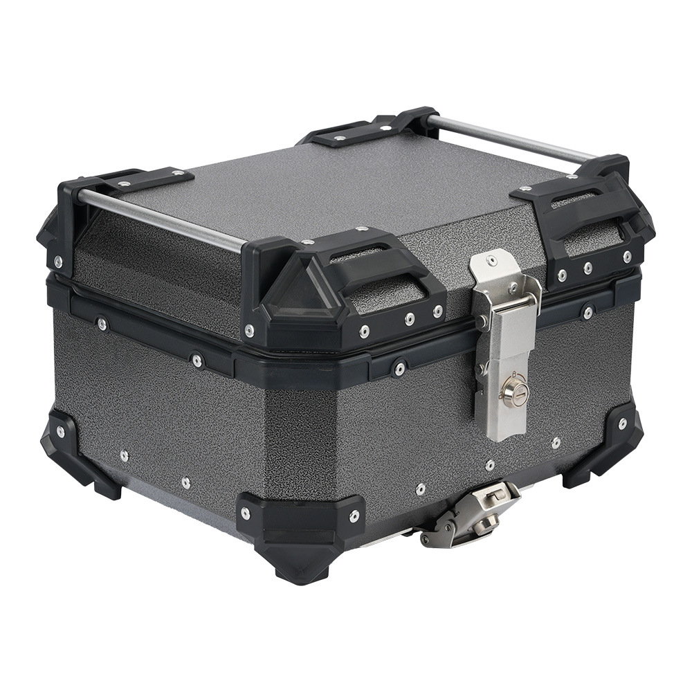 Electric Motorcycle Aluminum Alloy Rear Trunk 25L Capacity Neutral Waterproof Quick Release Electric Scooter Tail Box