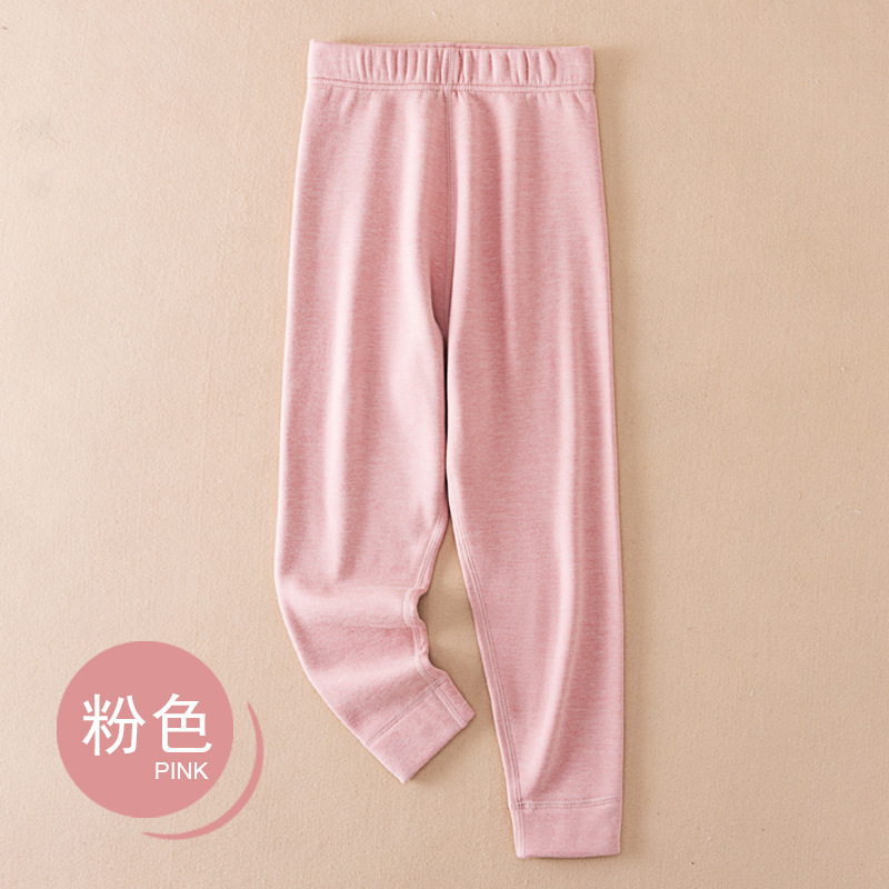儿童保暖裤学生校服神器男女童羊毛蚕丝打底裤加厚加绒秋裤睡裤冬|undefined