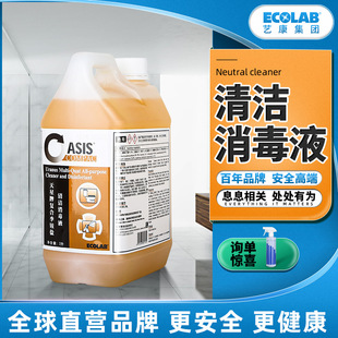 Ecolab Tianxing Brand Compound Quaternary Ammonium Salt Cleaning and Disinfectant Two-In-One Hotel Sink Bathtub Toilet Bactericide