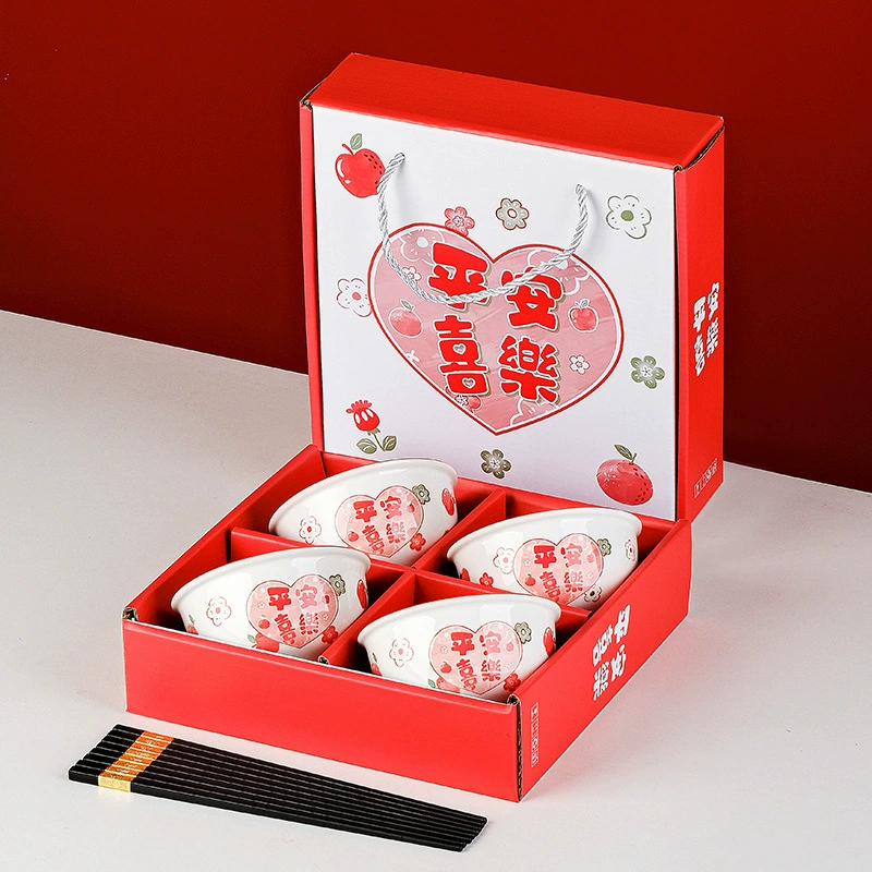 Tableware for home use for food, set, ceramic gift box, wholesale