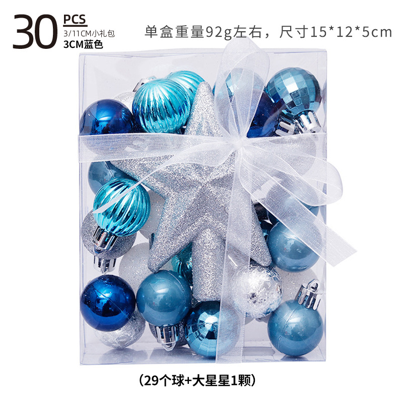 3cm azul (29 bolas + 1 estrella grande)