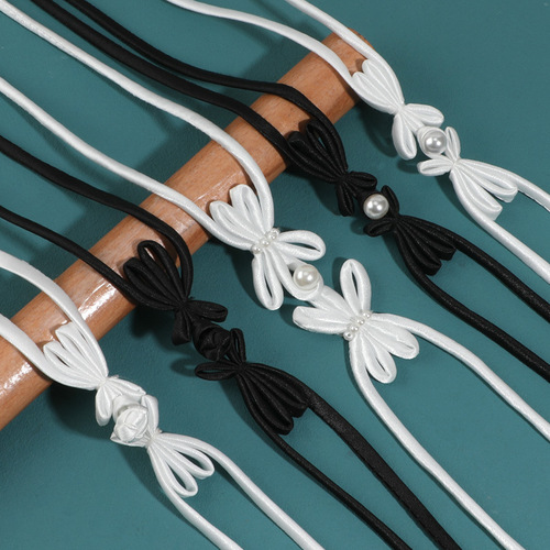 Cheongsam buttons with long tail tassels, flower plate buttons, Chinese style hand-woven buttons, Chinese dress dresses, retro buttons