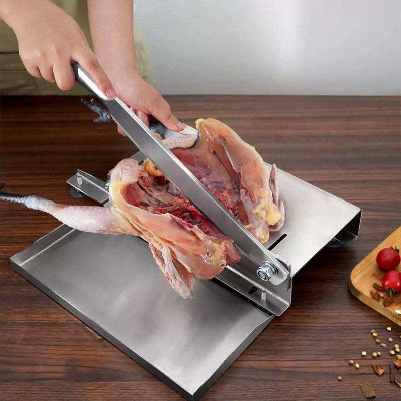 Hoje de acero inoxidable carne de cordero enrollada cortadora cortadora de cocina hueso cortador multifuncional cortador comercial cortar material medicinal