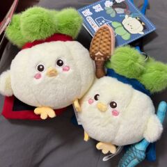 武汉文创蒜鸟玩偶挂件越王勾践吴王夫差毛绒公仔毛绒发声公仔批发