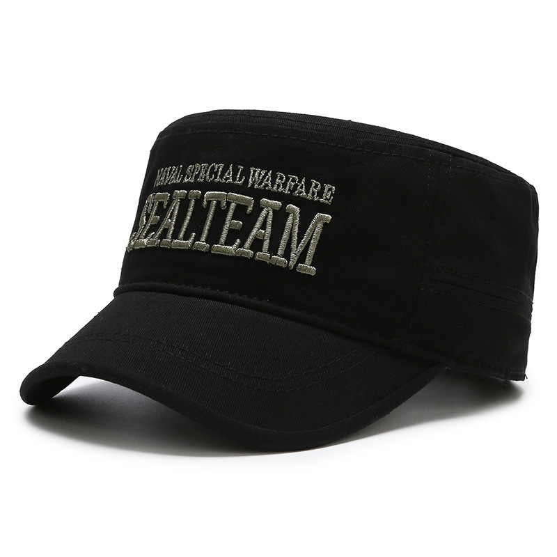 Neuer Frühling und Herbst Outdoor Flat Top Casual Herren Sportbrief bestickter Sonnenhut_voghion.com