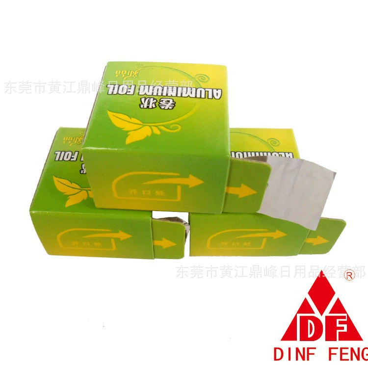 Звездная Оловянная фольга в квадратной коробке Жесткая алюминиевая фольга утолщенная рисунок Оловянная фольга Красота Парикмахерские барбекю Оловянная фольга оптом