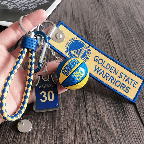 Basketball Keychain Bag Hook Kobe James Curry Owen Durant Jordan Accessory Student Gift