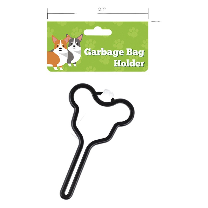 Nueva bolsa de recogida de mascotas transfronteriza soporte de clip de manos libres dispensador de bolsa de caca perezoso clip fijo mascota ahorro de mano de obra