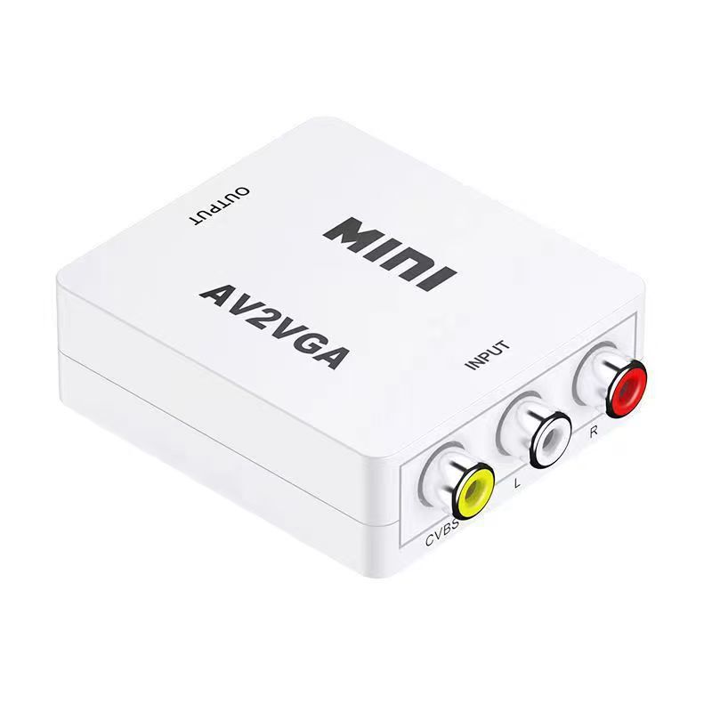 国境を越えた人気の AV to HDMI 高解像度ビデオコンバーター 1080P 監視ゲームセットトップボックス Lotus RCA|undefined